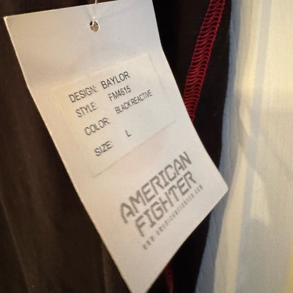 American Fighter x Affliction Baylor Men's Black Polo Shirt Size Large - Picture 6 of 15